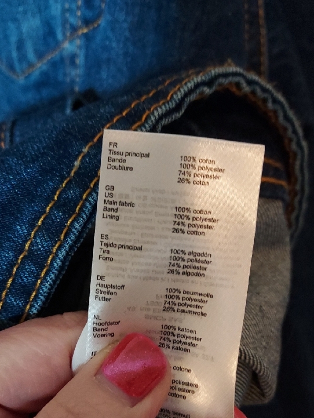 Maje Denim Jacket With Crochet Hook Finishes Size 40 US Sz Large - Picture 14 of 16